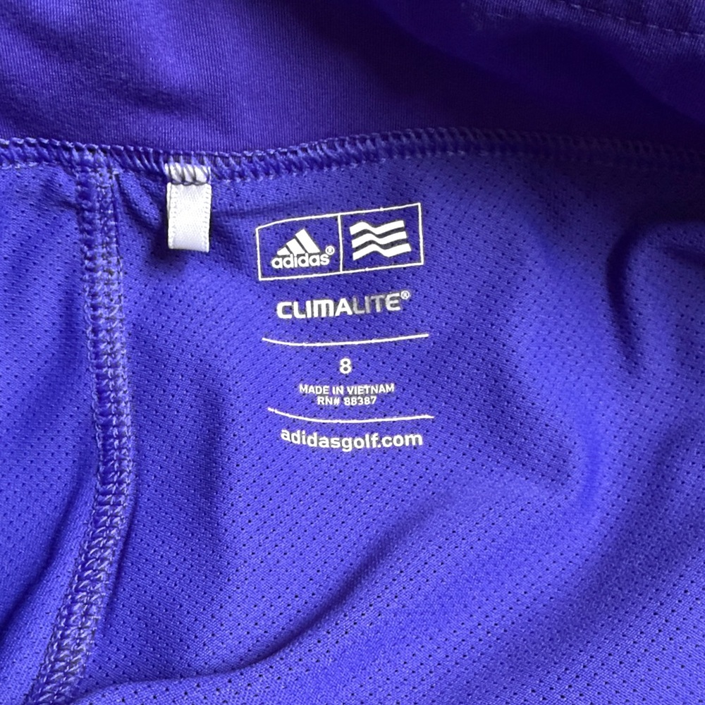 Adidas Women's Golf Skirt in Vibrant Blue - Picture 4 of 6